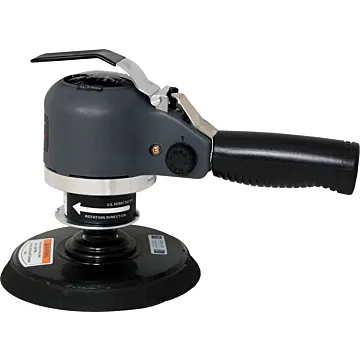 Ingersoll Rand Dual Action Angle Air Sander, 6" Adhesive Pad, 12,000 RPM, 0.25 HP, Side Exhaust