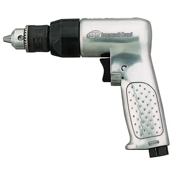 Ingersoll Rand 3/8" Keyed Chuck Air Drill, 2000 RPM, 0.5 HP, 2.65in-lb Torque, Pistol