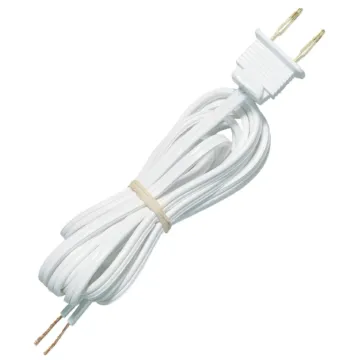 Jandorf Lamp Cord 8' White 18-2 GA SPT-1