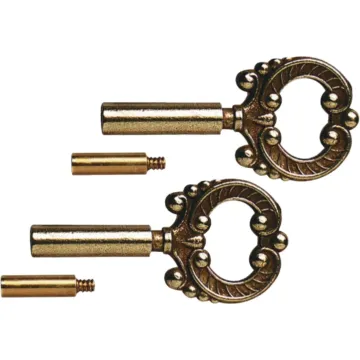 Jandorf Socket Keys with 1/2" Extension Brass Finish