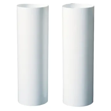 Jandorf Medium Base Plastic Lamp Socket Cover (White - 2pk)