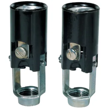 Jandorf Candelabra Base Socket Keyless 2" Long with 1/8 IP Hickey