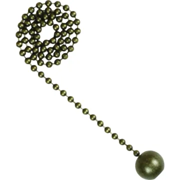 Jandorf 12 In. Pull Chain with Round Antique Brass Ball