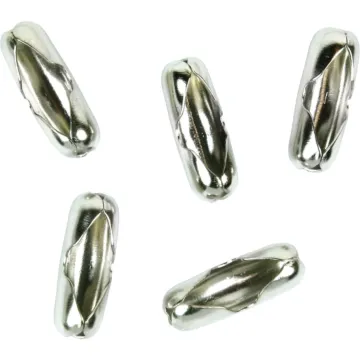 Jandorf #6 Nickel Chain Connector (5-Pack)