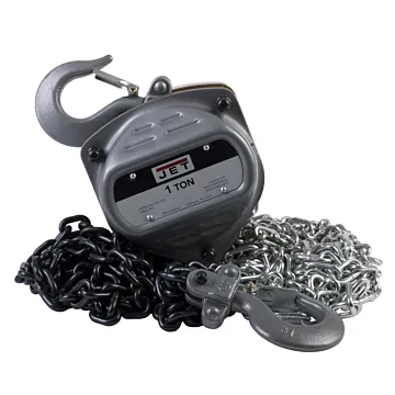 Jet Tools 1-Ton Hand Chain Hoist with 10' Lift | S90-100-10