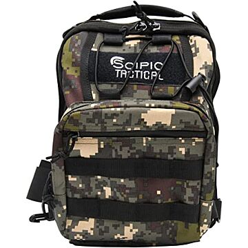 Scipio Elite 600D Polyester Camo Tactical Sling Bag