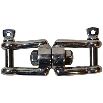 1/4 in 850 lb Hot Dipped Galvanized Jaw & Jaw Swivel