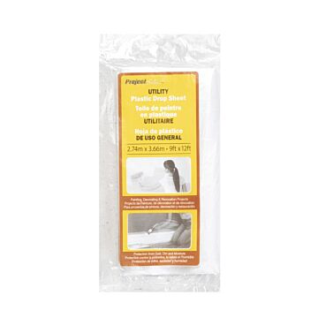 Drop Cloth 0.3mil 9'x12' Plastic