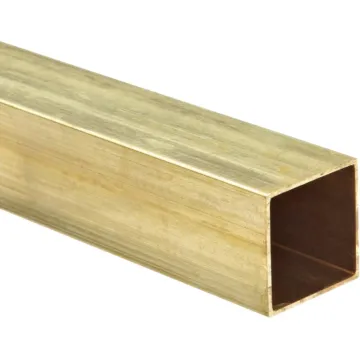 K&S Square Tube (Brass) 1/4" x 1 ft