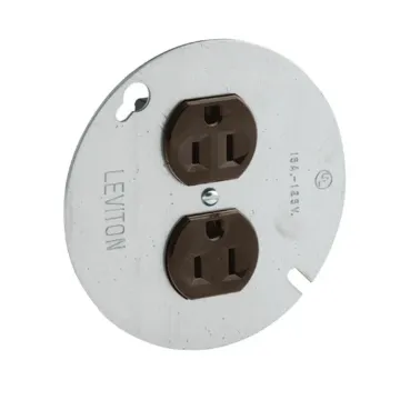 Leviton 15 Amp Duplex Receptacle/Outlet, Commercial Grade, Self-Grounding