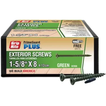 Grip-Rite T25 Star Deck Screw (Green - 1 lb) #8 x 1-5/8 in.