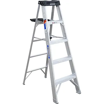Werner Type IA Aluminum Step Ladder - 5 ft