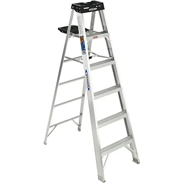 Werner Type IA Aluminum Step Ladder - 6 ft