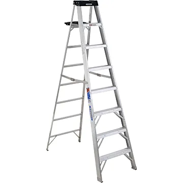 Werner Type IA Aluminum Step Ladder - 8 ft