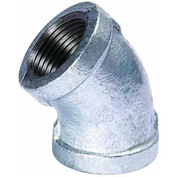 Elbow 3" 45 deg galvanized
