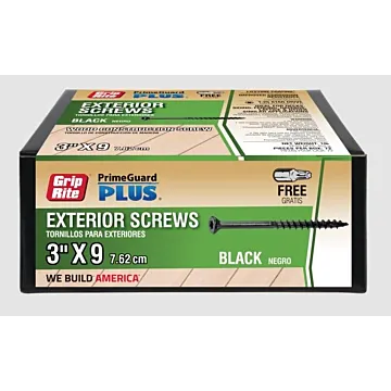Grip-Rite Deck Screw 3" Torx 1lb Black