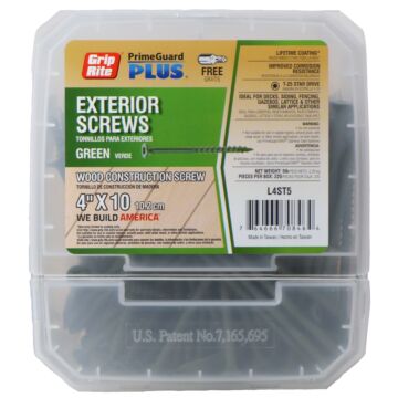 Grip-Rite T25 Star Deck Screw (5 lb) #10 x 4 in.