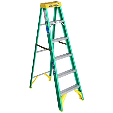 Werner Type II Fiberglass Step Ladder - 6 ft