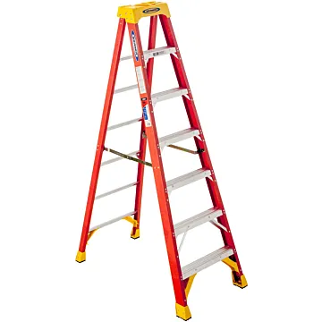 Werner Type IA Fiberglass Step Ladder - 7 ft