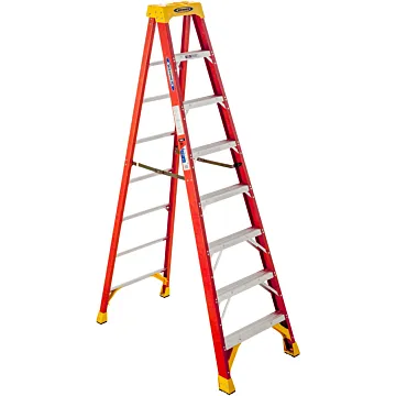 Werner Type IA Fiberglass Step Ladder - 8 ft