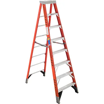 Werner Type IAA Fiberglass Step Ladder - 8 ft