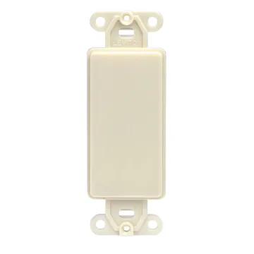 Leviton 1-Gang Decora Blank Insert (Ivory)