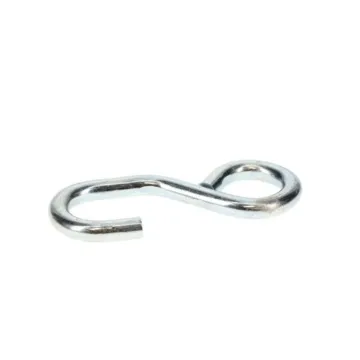 Ancra Cargo S-Hook, Plated--1"- 400 lb. WLL