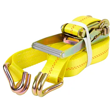 Ancra Cargo Heavy Duty Ratchet Tie-Down w/ J-Hooks - 2 in. x 27 ft