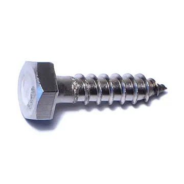1/4" x 1" Hex Head, Lag Screw, Stainless Steel 
