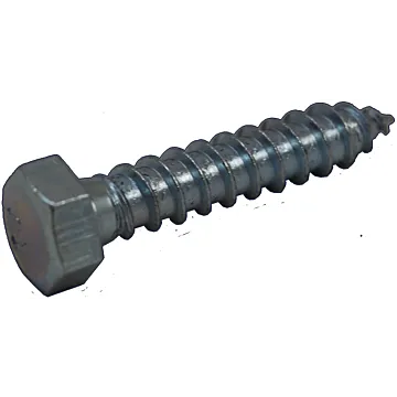 1/4" x 2" Hex Head, Lag Screw, Zinc 