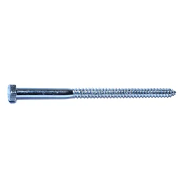 5/16" x 5" Hex Head, Lag Screw, Zinc 