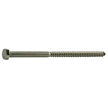 5/16" x 6" Hex Head, Lag Screw, Stainless Steel 