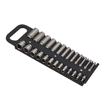Lisle® ABS Plastic Black Black Magnetic Socket Holder