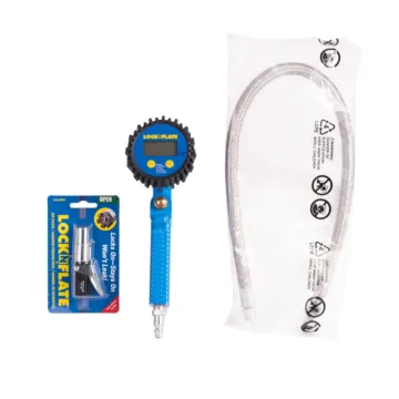 Lock-N-Lube Tire Inflator/Deflator w/ Gauge