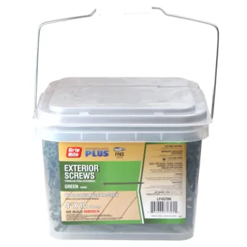 Grip-Rite T25 PrimeGuard Exterior Screw (Green - 25 lb Box) #10 x 4 in.