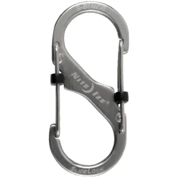 Nite Ize S-Biner Size 2 10 Lb.Capacity Stainless Steel S-Clip Key Ring