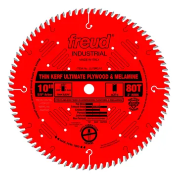 Freud Tools Thin Kerf Ultimate Plywood & Melamine Blade - 10 in.