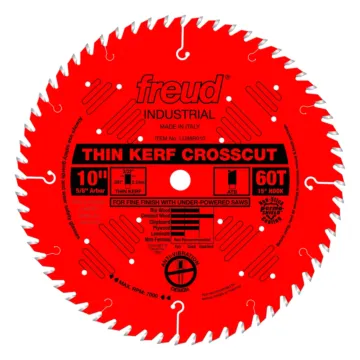 Freud Tools Thin Kerf Fine Finish Crosscut Blade - 10 in.