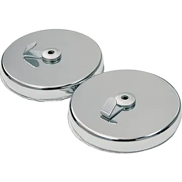 Master Magnetics Chrome Magnetic Double Hook - 35 lb Capacity