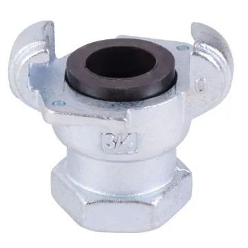 Milton 3/4 in FNPT 150 psi 160 deg F Malleable Iron 2-Claw Twist Lock Universal Coupler