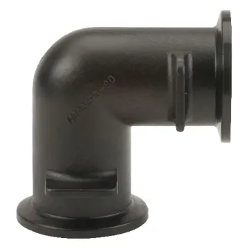 Banjo 2" Standard Port Flange 90deg Elbow, Poly