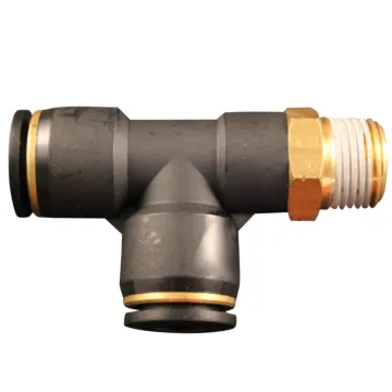Push to Connect Swivel Run Tee