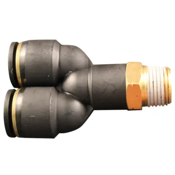 ATP Push to Connect Swivel Y - 1/4 in. OD X 1/4 in. MPT