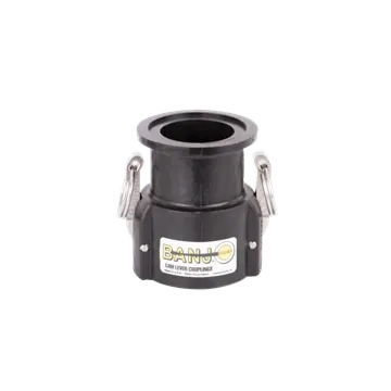 Banjo 2" Full Port Flange x 2" Female Camlock, Poly Fitting