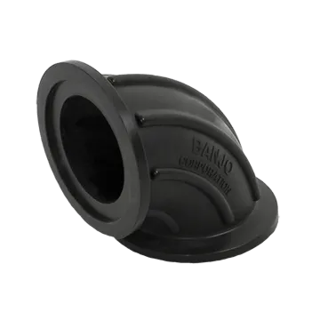 Banjo 2" Full Port Flange Sweep 90deg Elbow, Poly