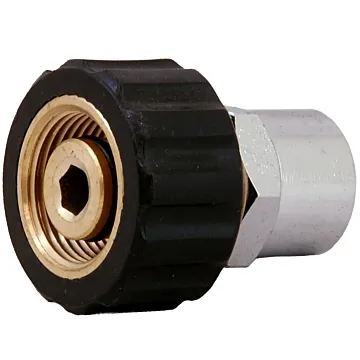 JE Adams Industries, Ltd 3/8" Female NPT x M22 Female Coupler