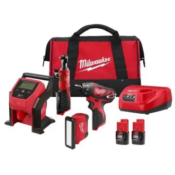 Milwaukee M12 4 Tool Combo Kit