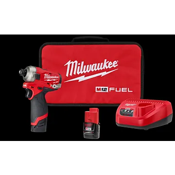 Milwaukee M12 FUEL™ SURGE™ 1/4" Hex Hydraulic Driver Kit