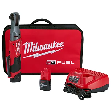 Milwaukee M12 FUEL™ 3/8 in. Ratchet 2 Battery Kit