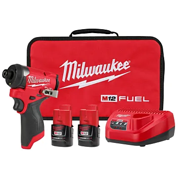 Milwaukee M12 FUEL™ 1/4" Hex Impact Driver Kit